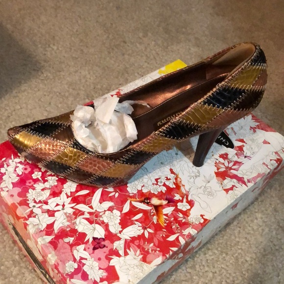 Patchwork multi brown - Picture 2 of 4